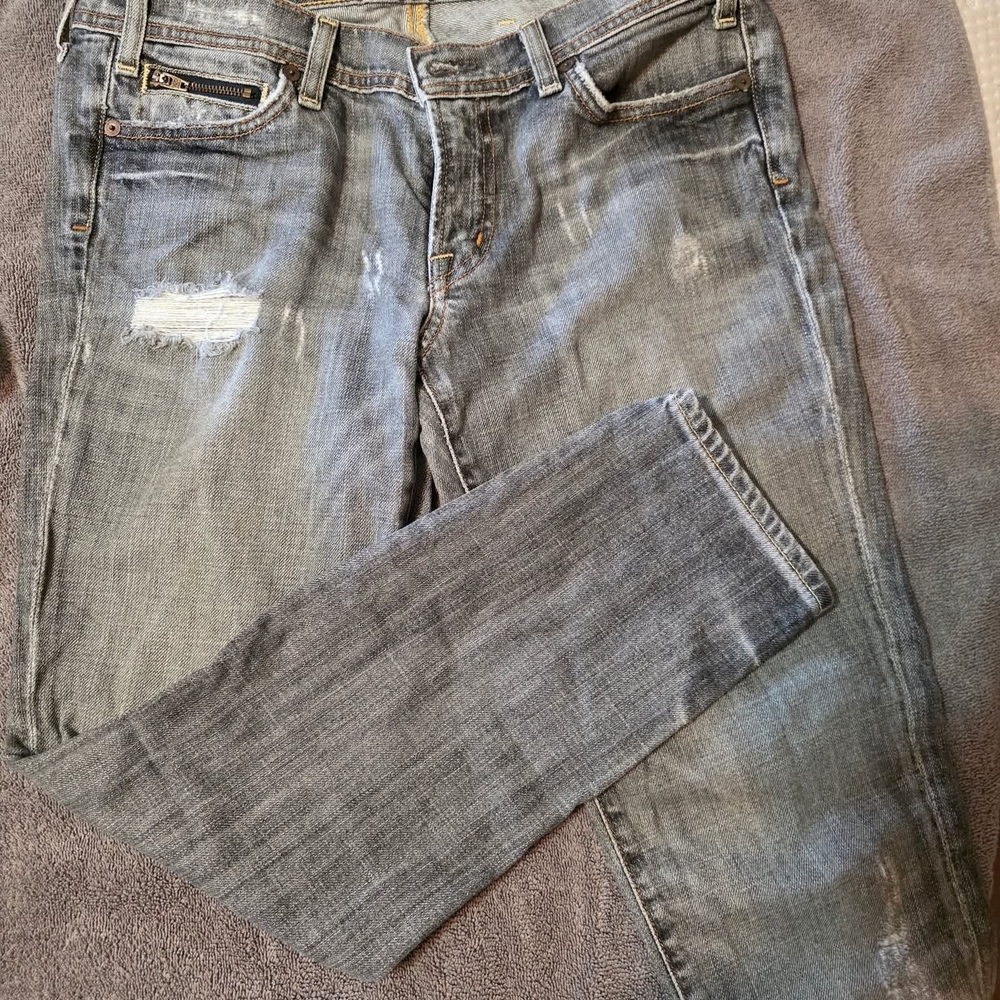 Citizens Of Humanity Gray Straight Leg Jeans
